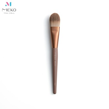 MEKO 夕色金緋巧緻扁圓粉底刷 Z-072【官方旗艦店】