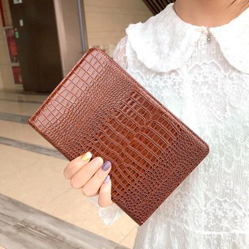 2021iPad保護殼mini5鱷魚紋蘋果平板Pro11皮套Air4包2018第6代9.7