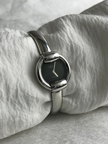 【日本直送 名牌中古包】GUCCI 古馳 手錶 銀色 不鏽鋼 1400l vintage 古董 復古 2ky8ci