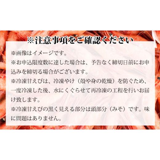 ふるさと納税 北海道 登別市 登別海の幸〜北海道産 冷凍甘えび400g×2パック