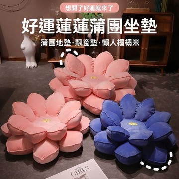 【臺灣有貨】蓮花坐墊 好運連連蓮蓮坐墊 屁墊 宿捨椅子墊 蒲團墊子 創意居傢座墊 貓咪墊子 寵物電子