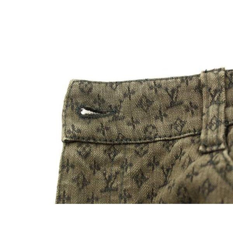 限定製作 ルイヴィトン VUITTON LOUIS デニム VUITTON LOUIS カーキ