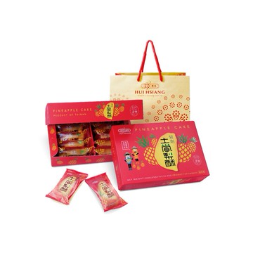 惠香~臺灣造型關廟土鳳梨酥禮盒350g(10入)附提袋