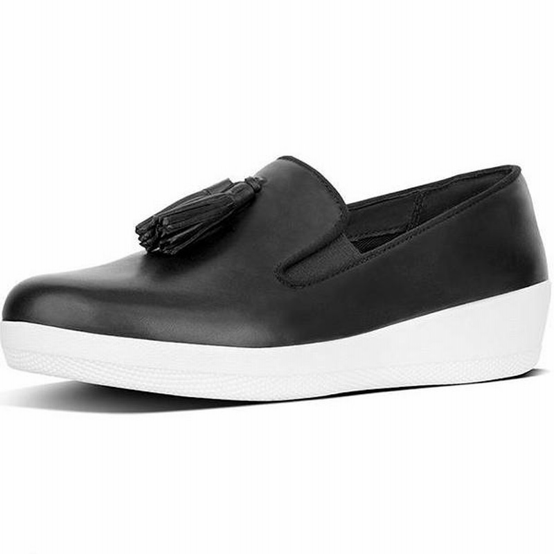 フィットフロップ レディース スリッポン タッセル FITFLOP
