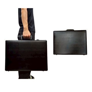 ~雪黛屋~ECHOLAC 公事包大容量可A4資料夾台灣製造皮革雙層可分離硬式007手提箱BSN012