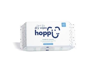 【Hoppi 】嬰兒乾濕兩用巾 60抽  12包入