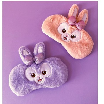 遮光眼罩🎀 兔子毛絨眼罩遮光助睡眠專用兒童可愛午休護眼學生卡通少女