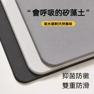 隔日到貨 硅藻泥防水地墊 日本珪藻土地墊 硅藻土地墊 衛生間吸水地墊 矽藻泥地墊 浴室速乾地墊 浴室防滑地墊 浴缸防滑墊