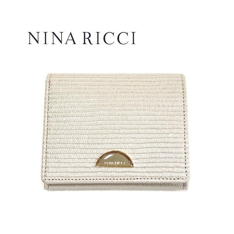 NINA RICCI ニナリッチ 財布 二つ折り ボックス型小銭入れ