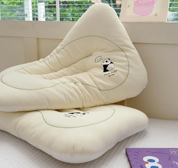 a類冰絲枕頭 涼感枕頭 錦綸兒童寶寶枕芯 雙面涼感 分區護頸椎助睡眠 30*50枕頭