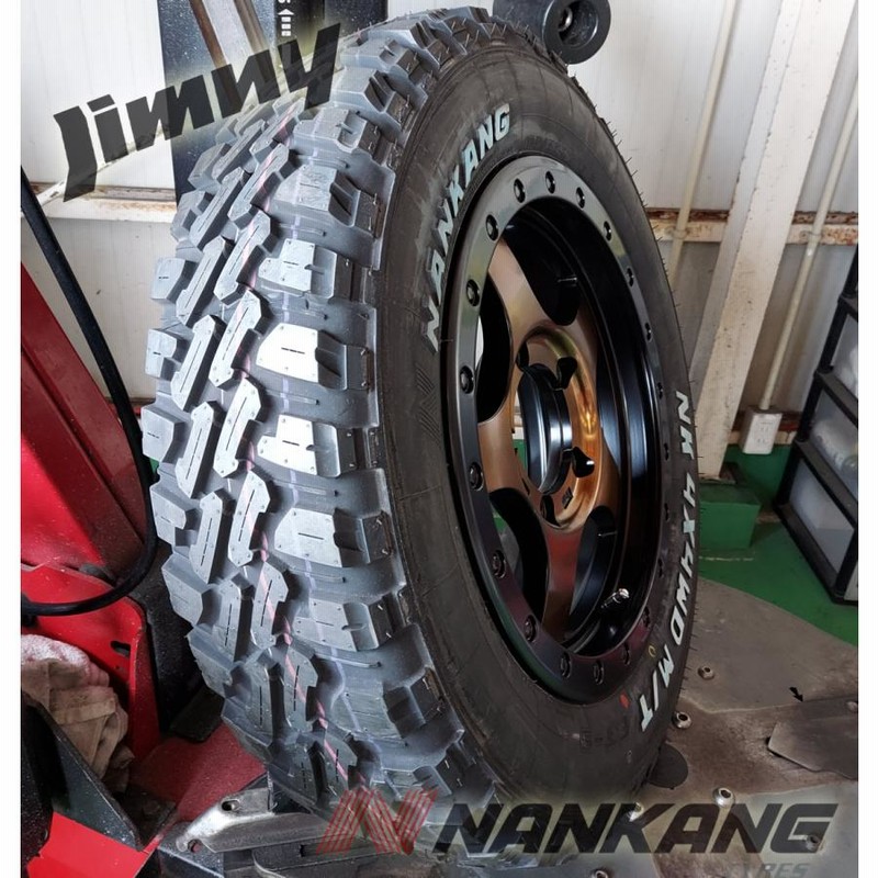 ジムニー JB23 JB64 JA11 JA12 JA22 タイヤホイール 16インチ ナンカン マッドタイヤ FT9 175/80R16  ホワイトレター 4本セット | LINEショッピング