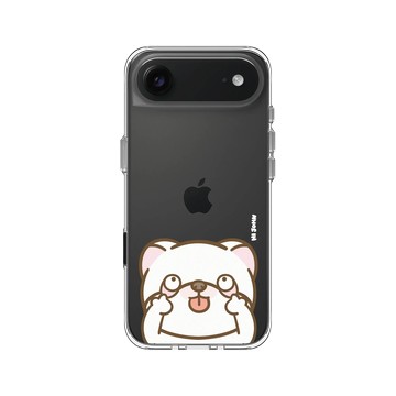 iPhone Air Clear Case（相機按鈕） 透明 - 嗨小強 Hi John - 鬼臉小強