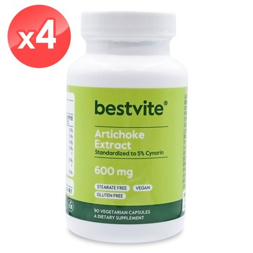 【美國BestVite】必賜力朝鮮薊萃取膠囊4瓶組 (90顆*4瓶)