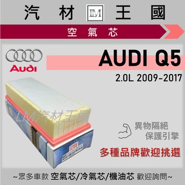 【LM汽材王國】空氣芯 Q5 2009-2017年 2.0L 引擎濾網 空濾 AUDI 奧迪