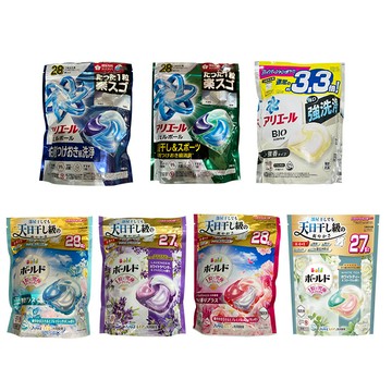 【蝦皮直營】日本 寶僑 P&G 4D 洗衣球 Ariel/Bold 洗衣凝膠球 補充包 27-39顆