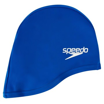 Speedo 兒童泳帽 100%聚酯纖維 耐用快乾  ONE SIZE  水藍色  1個