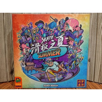 【桌遊侍】滑板之夏《免運.再送充足牌套》正版實體店面快速出貨 策略遊戲.輕度策略.滑板.繁體中文.簡單好學.滑板特技