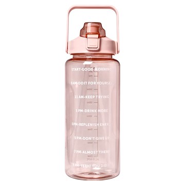 HIKARI 日光生活 透明運動水壺  粉色  2L  1個