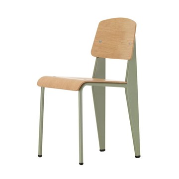 Standard 標準單椅（淺橡木座面、雪松綠椅腳）