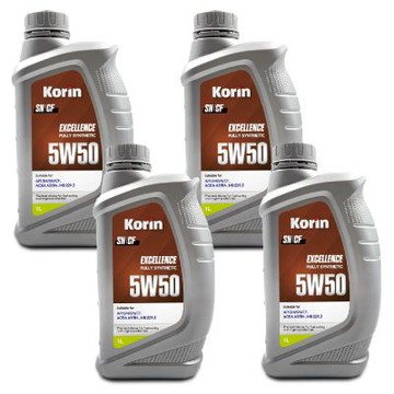 【Korin】Excellence 5W50 SN全合成機油1L*4入組