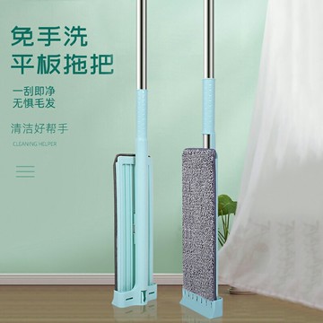 干濕兩用免水洗平板拖把 懶人拖地利器