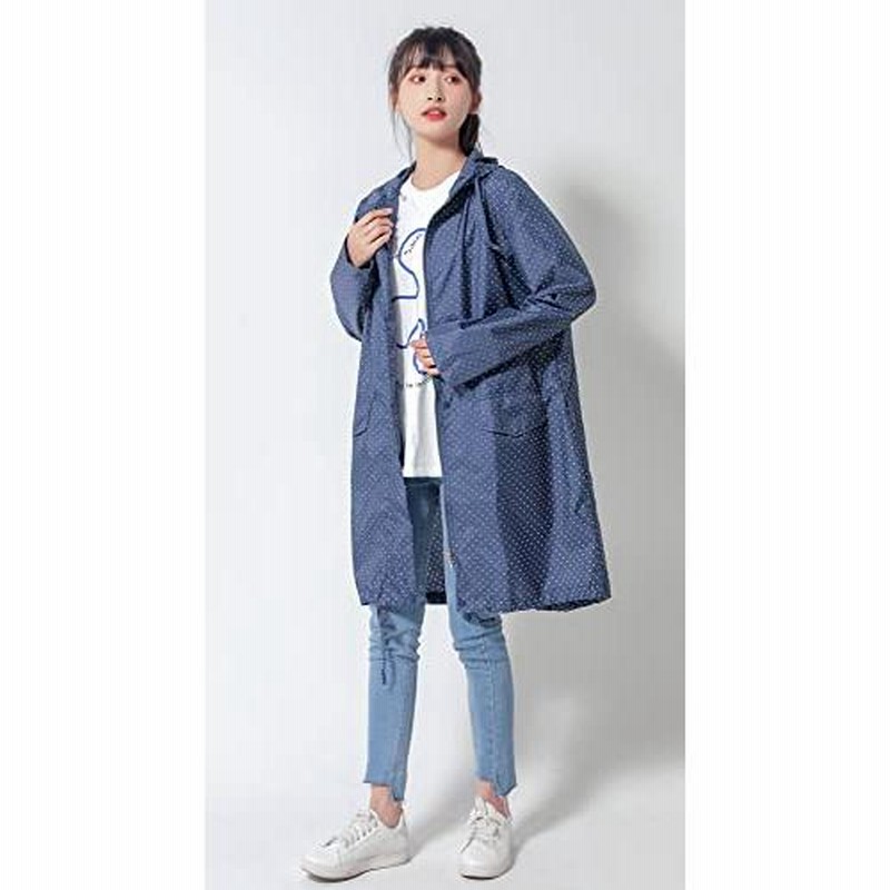 ネイビー レインコート N レディース かわいい 可愛い お洒落 人気 大人 かっぱ 女性 中学生 高校生 学生 大学 通販 Lineポイント最大0 5 Get Lineショッピング