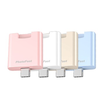 PhotoCube PD 備份神器/充電自動備份 - 四色 冰河藍