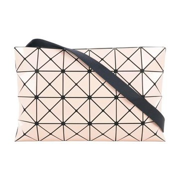 ISSEY MIYAKE 三宅一生 BAO BAO LUCENT 4X6 拉鍊斜背包(杏粉色)