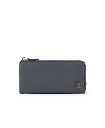 【PORTER INTERNATIONAL】BEND 真皮長夾 11344-01316 (沉靜灰)