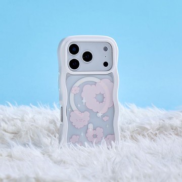 粉雲甜心雲朵波波MagSafe iPhone手機殼