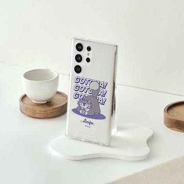 Disney Cats And Dogs-魯斯佛款玩杯杯防摔透明SAMSUNG手機殼