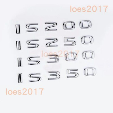 IS LEXUS 車標 後標 字標 貼標 尾標 字母標 字母 數字 IS250 IS200T IS300 IS350