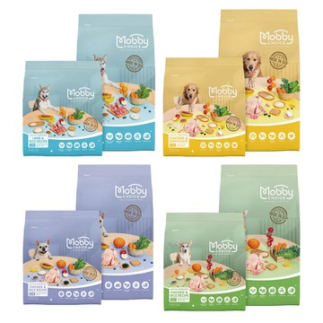 Mobby 【2入組】美國自然食-犬糧食譜 1.5kg(狗主食/狗乾糧/狗飼料)