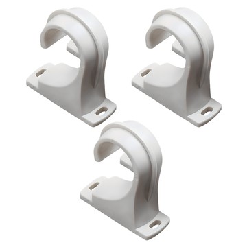 35mm 窗簾桿支架  象牙白  3個