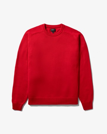 Noah Cotton Sweater Red / S