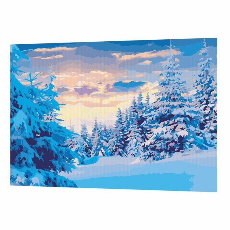油絵　雪景色　民家　キャンバス 0bcdb8a3051983504e36849a1a3e65