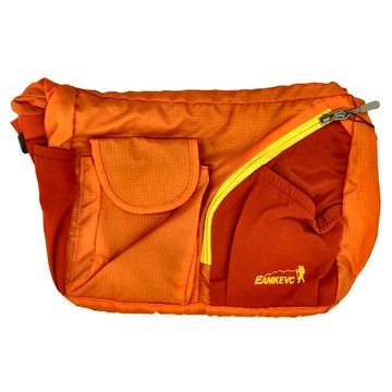 EAMKEVC 伊凱文 8829 太平洋繽紛斜背包 - 600D超輕耐磨 多夾層可斜背多功能 商務休閒登山旅遊  F  橘色