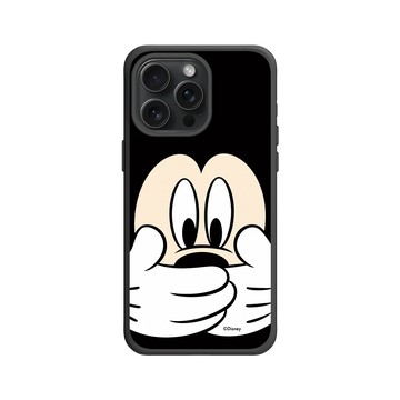 iPhone 15 Pro Max SolidX 黑 - 迪士尼-米奇 Mickey - 米奇摀嘴