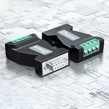 【易控王】RS232轉RS485 / RS485轉RS232 支援雙向互轉 1200M長距傳輸(40-750-03-01