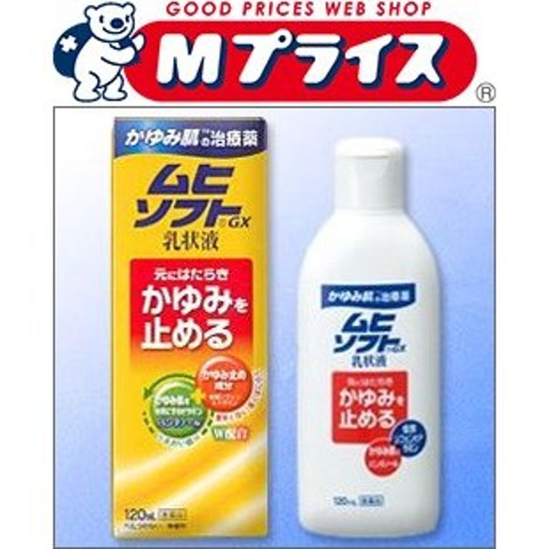 第3類医薬品】【池田模範堂】ムヒソフトＧＸ 乳状液 120ml【セルフメディケーション税制 対象品】 通販 LINEポイント最大0.5%GET |  LINEショッピング