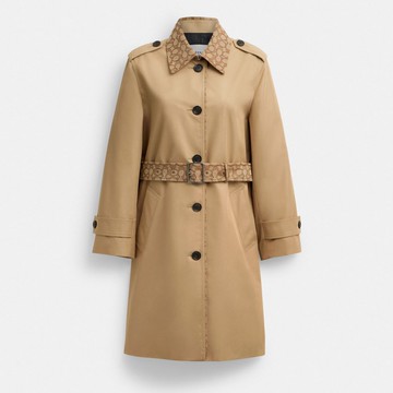 經典 SIGNATURE 滾邊風衣