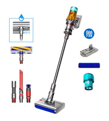 【獨家送後置濾網】Dyson V12s Detect Slim Submarine™ 乾濕全能洗地吸塵器 (雙電池組)