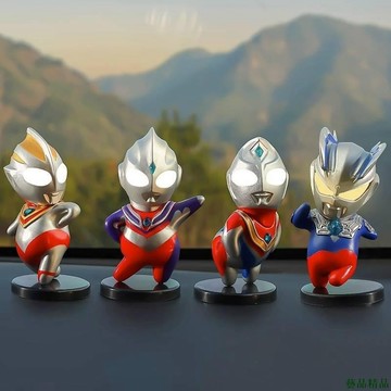 關注上新🍳迪迦奧特曼車載擺件 汽車裝飾用品 男士中控臺玩偶手辦網紅高階 hk3R