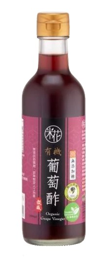 穀盛 米花有機葡萄酢300ml