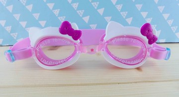 【震撼精品百貨】Hello Kitty 凱蒂貓~KITTY蛙鏡-冰淇淋圖案-粉色