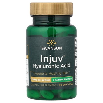 Swanson Vitamins, Injuv® 透明質酸，70 毫克，90 粒軟膠囊
