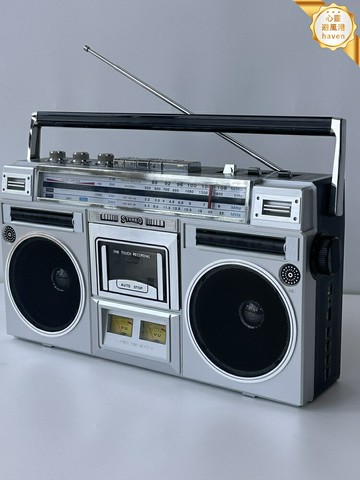 【復古情懷】藍牙收音機 錄音機 磁帶機 藍牙音箱 收音機 錄音機 磁帶播放 無線藍牙 U盤插卡 木質臺式擺件 生日禮物 懷舊收藏