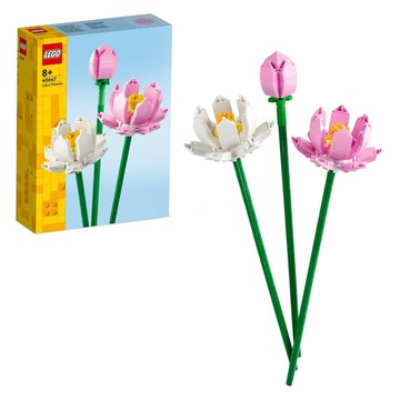 蓮花  1盒  Lotus Flowers 白色 + 粉色 + 綠色