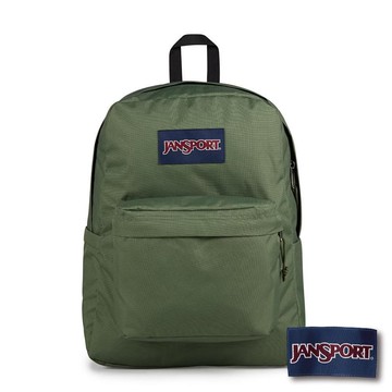 JANSPORT -SUPERBREAK PLUS 校園系列後背包 -軍綠色（JS0A4QUE）