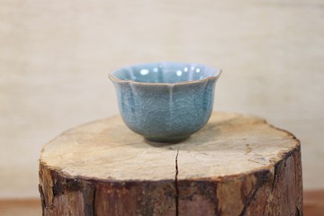 【送禮好物】祥億 哥窯冰裂紋 幸福茶杯 名家葉敏祥作品 80ml